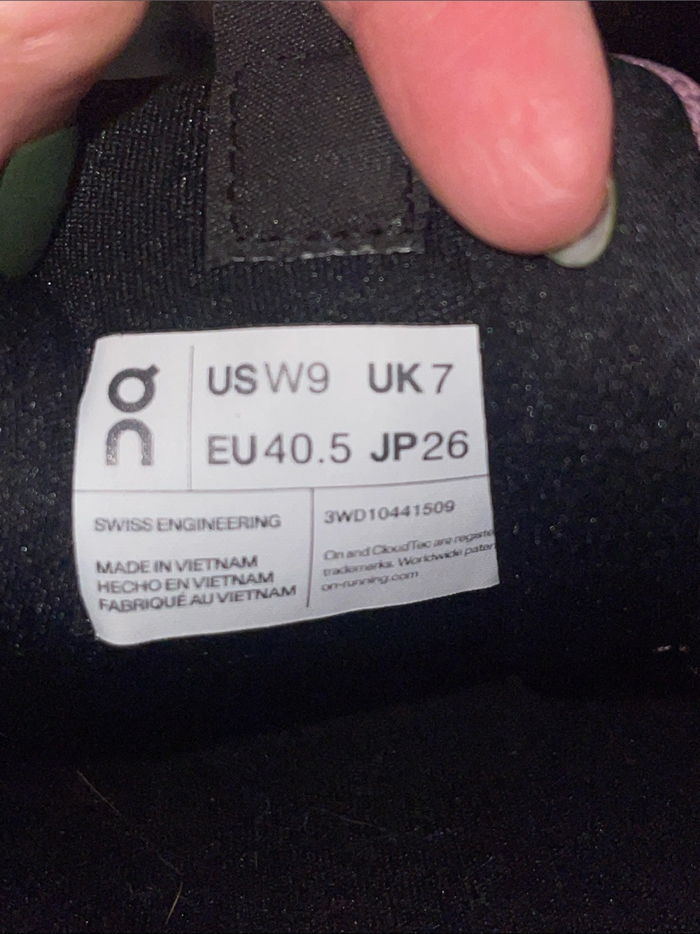 On Running Women's CloudSurfer in Black and purple 9 - Picture 4 of 9